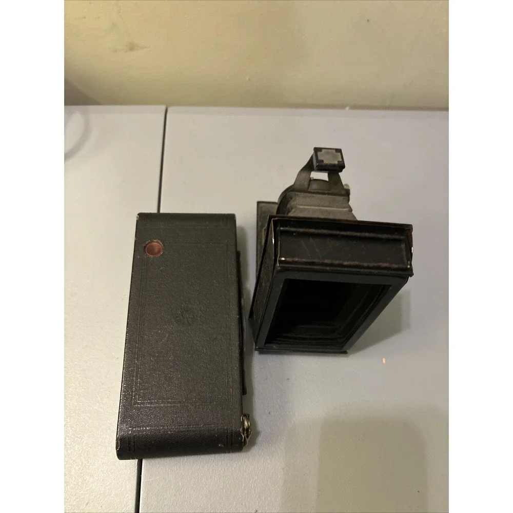 Eastman Kodak No 1 Kodex Hawk-Eye Model B Folding Bellows Camera Black Fair